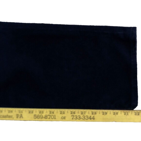 Lands End Square Rigger Corduroy Pant Mens Sz 34x32 Navy Relaxed 5 Pocket Casual - Picture 8 of 10